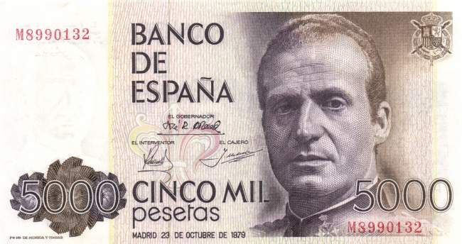 5000 Pesetas 1979
